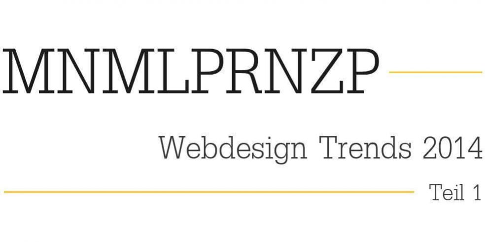 Webdesign Trends 2014