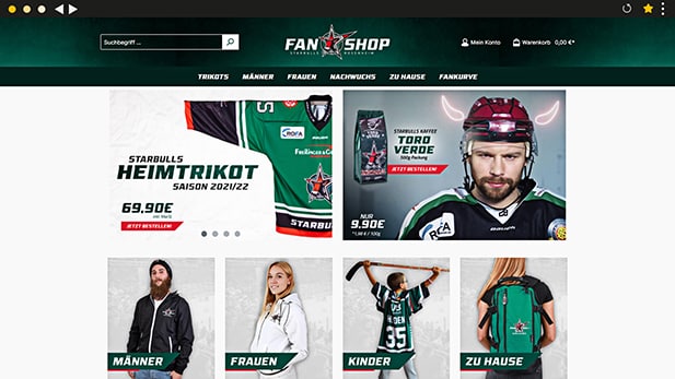 shopware 3 Shopware Starbulls Fanshop