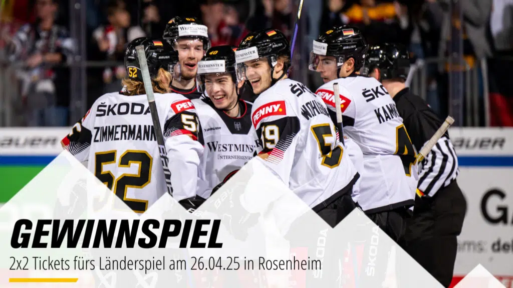 gewinnspiel länderspiel innsiders media Gewwinnspiel 2x2 Tickets fürs Eishockey-Länderspiel am 26.04.25 in Rosenheim